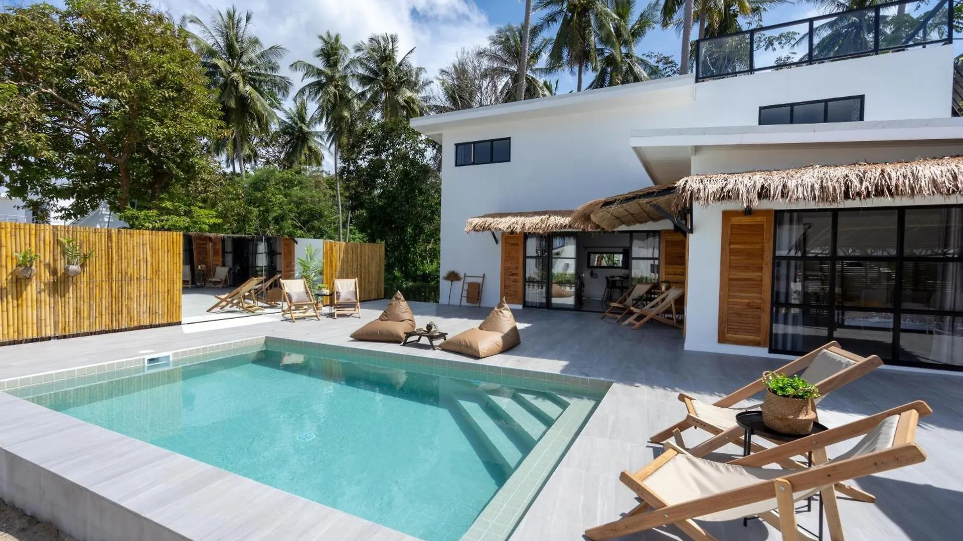 Manao Seaview Pool Villa 44 - 5 Mins Walk To The Beach 코란타